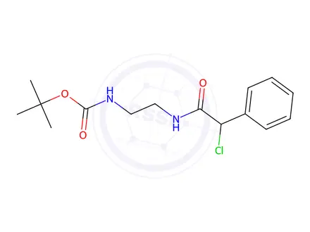 Chemical structure of t-Butyl N-[2-(2-chloro-2-phenylacetaMido)ethyl]carbaMate
