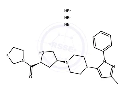 Chemical structure of Teneligliptin Hydrobromide Hydrate