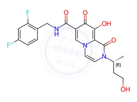 Chemical structure of Dolutegravir Open Ring Impurity