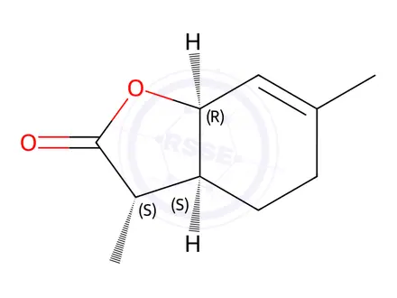 Chemical structure of Wine Lactone