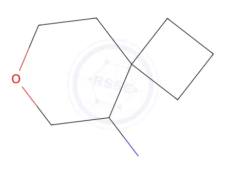 Chemical structure of 7-Oxaspiro[3.5]Nonan-5-amine
