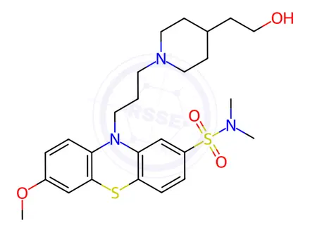 Chemical structure of Pipotiazine Palmitate Impurity 45