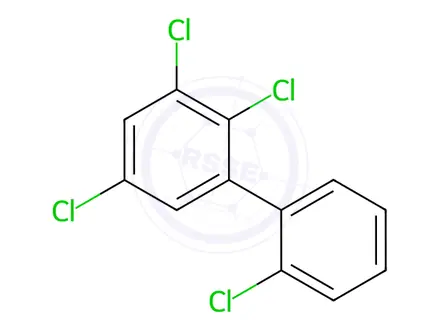 Chemical structure of 2,2',3,5-Tetrachlorobiphenyl