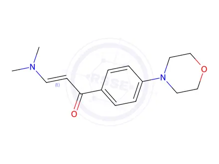 Chemical structure of (E)-3-(dimethylamino)-1-(4-morpholinophenyl)prop-2-en-1-one