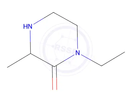Chemical structure of 1-Ethyl-3-methylpiperazin-2-one