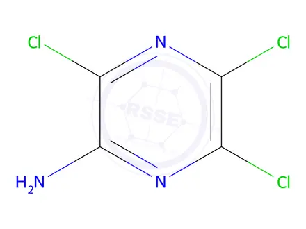Chemical structure of 3,5,6-Trichloropyrazin-2-amine