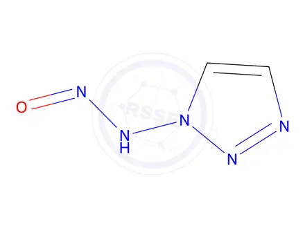 Chemical structure of N-(1H-1,2,3-triazol-1-yl)nitrous amide