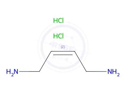 Chemical structure of 2(Z)-Butene-1,4-diamine Dihydrochloride