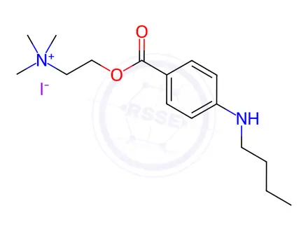 Chemical structure of N-methyl Tetracaine