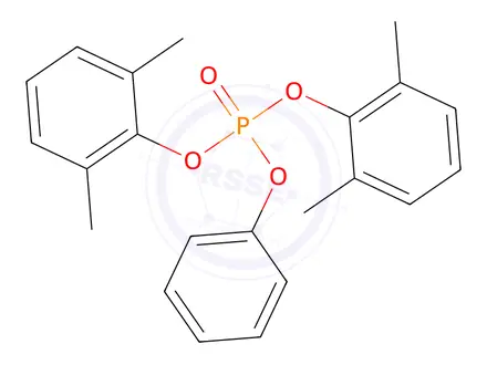 Chemical structure of Phosphoric acid bis(2,6-dimethylphenyl)phenyl ester