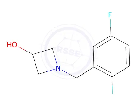 Chemical structure of 1-[(2,5-difluorophenyl)methyl]azetidin-3-ol