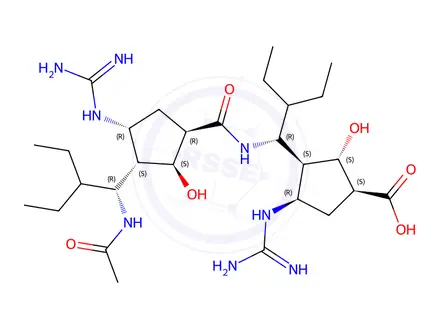 Chemical structure of Peramivir impurity 163