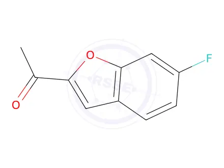 Chemical structure of 1-(6-Fluorobenzofuran-2-yl)ethanone