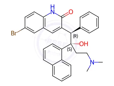 Chemical structure of Bedaquiline Impurity 4