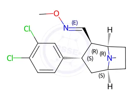 Chemical structure of Brasofensine