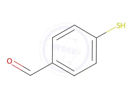 Chemical structure of 4-Mercaptobenzaldehyde