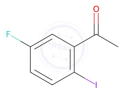 Chemical structure of 5-Fluoro-2-iodoacetophenone
