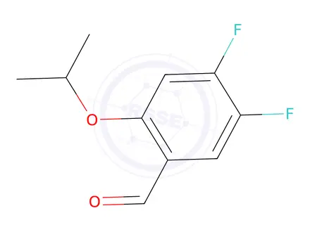 Chemical structure of 4,5-Difluoro-2-(propan-2-yloxy)benzaldehyde