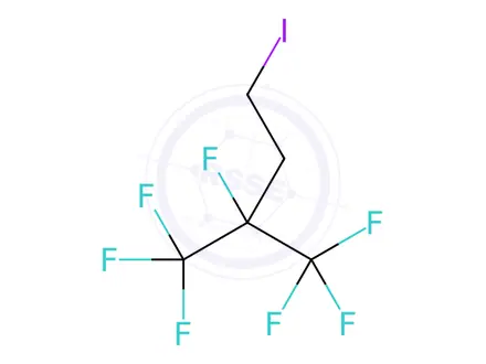 Chemical structure of 1,1,1,2-Tetrafluoro-4-iodo-2-(trifluoromethyl)butane