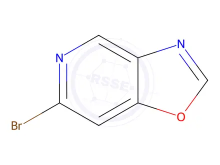 Chemical structure of Oxazolo[4,5-c]pyridine, 6-bromo-