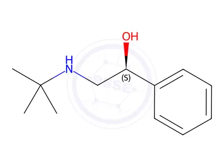 Chemical structure of (S)-(+)-2-TERT-BUTYLAMINO-1-PHENYLETHAN&