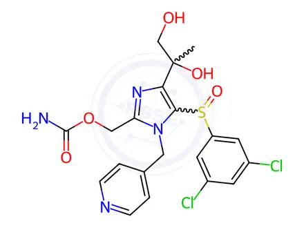 Chemical structure of Capravirine Impurity 33