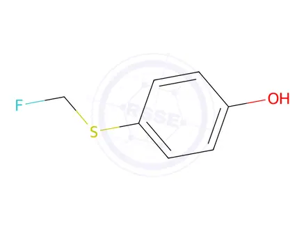 Chemical structure of 4-((Fluoromethyl)thio)phenol
