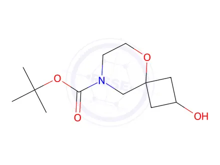 Chemical structure of Tert-butyl 2-hydroxy-5-oxa-8-azaspiro[3.5]Nonane-8-carboxylate