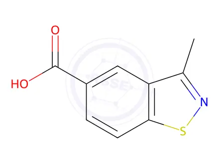 Chemical structure of 3-Methylbenzo[d]isothiazole-5-carboxylic acid