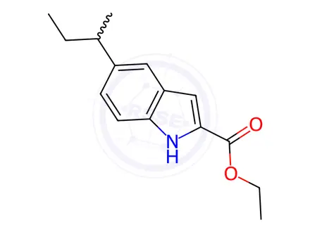 Chemical structure of Ethyl 5-sec-butyl-1h-indole-2-carboxylate