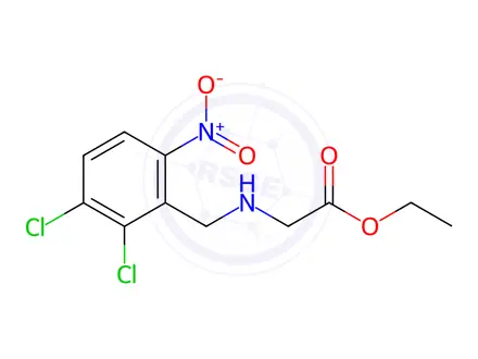 Chemical structure of Ethyl 2-(6-Nitro-2,3-dichlorobenzyl)glycine