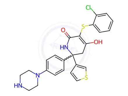 Chemical structure of GNE140 Impurity 9