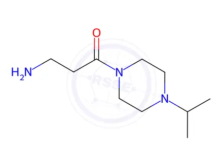 Chemical structure of 3-Amino-1-(4-isopropyl-piperazin-1-yl)-1-propanone Dihydrochloride