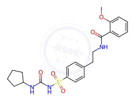 Chemical structure of glipentide