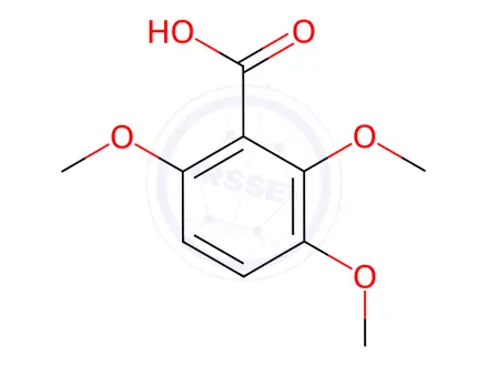 Chemical structure of 2,3,6-Trimethoxybenzoic Acid