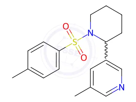 Chemical structure of 3-Methyl-5-(1-tosylpiperidin-2-yl)pyridine