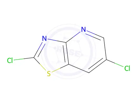 Chemical structure of 2,6-Dichloro-[1,3]thiazolo[4,5-b]pyridine