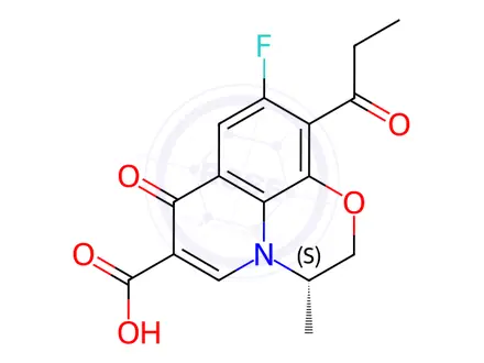 Chemical structure of Pazufloxacin Decomposition Product D-8