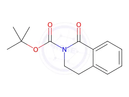 Chemical structure of tert-Butyl 1-oxo-3,4-dihydroisoquinoline-2(1H)-carboxylate