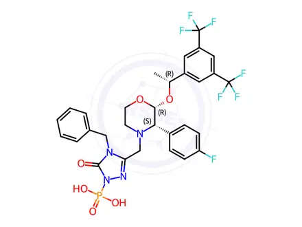 Chemical structure of Fosaprepitant Impurity 21