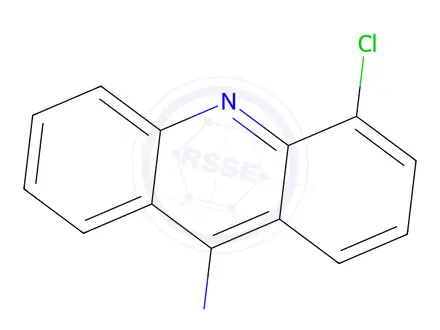 Chemical structure of 4-Chloro-9-acridinamine
