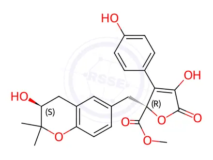 Chemical structure of Butyrolactone V