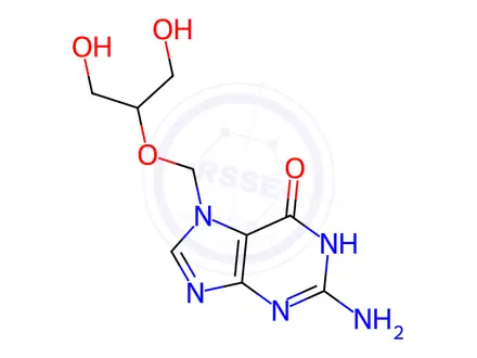 Chemical structure of Ganciclovir EP Impurity H