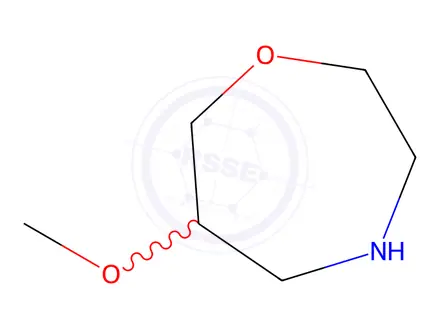 Chemical structure of 1,4-Oxazepine, hexahydro-6-methoxy-