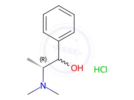 Chemical structure of rac-Methyl Ephedrine Hydrochloride