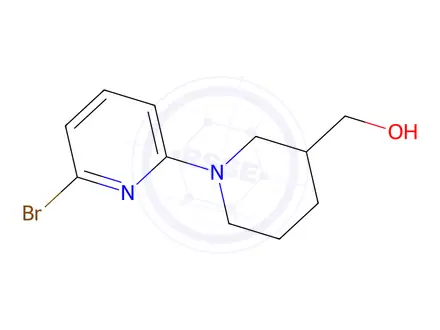 Chemical structure of (1-(6-Bromopyridin-2-yl)piperidin-3-yl)methanol