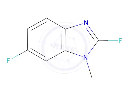 Chemical structure of 2,6-difluoro-1-methyl-1H-1,3-benzodiazole