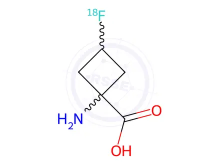 Chemical structure of Fluciclovine-18F