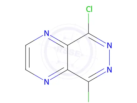 Chemical structure of 5,8-dichloropyrazino[2,3-d]pyridazine