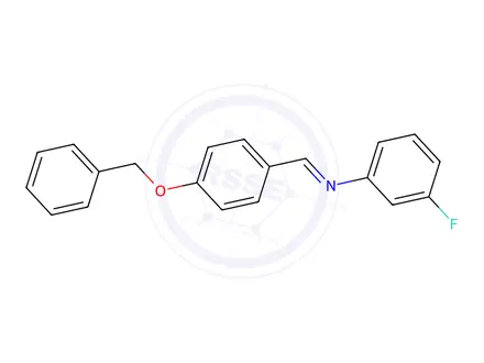 Chemical structure of (Z)-1-(4-(Benzyloxy)phenyl)-N-(3-fluorophenyl)methanimine